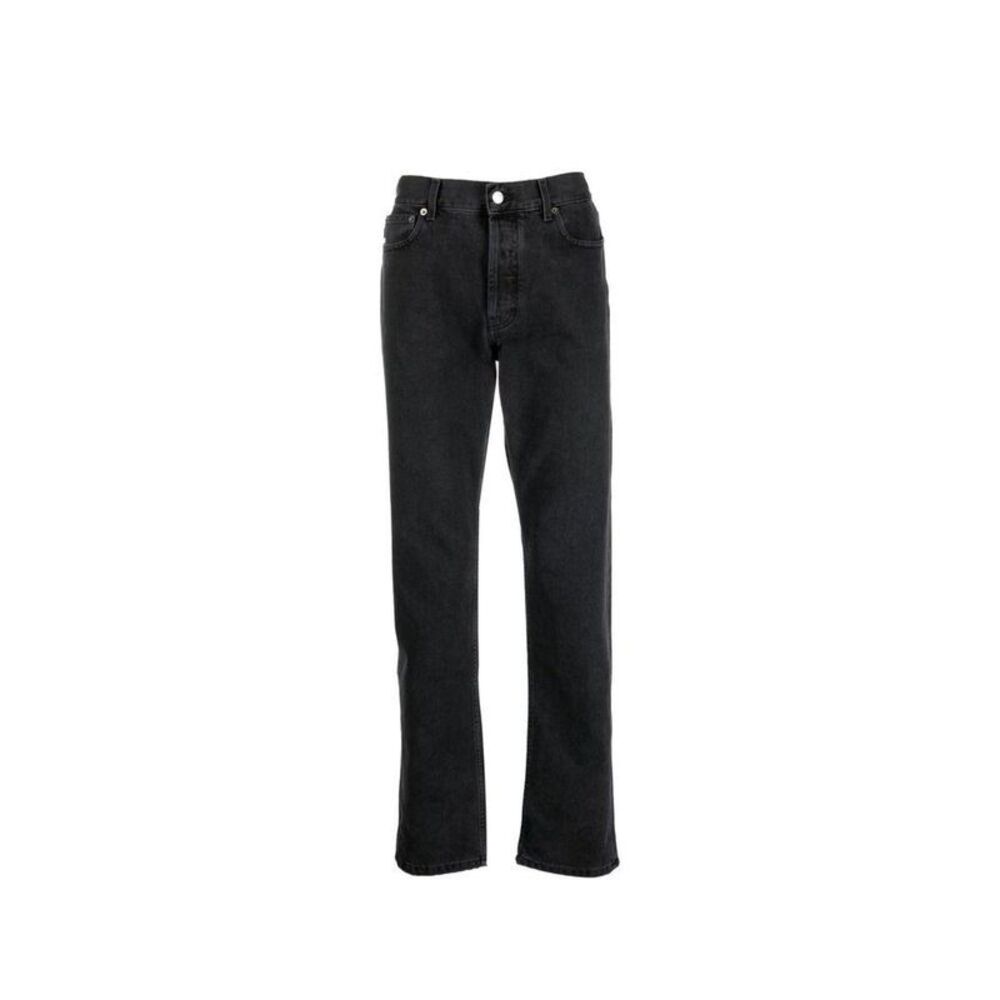 Ambush Cotton Slim Fit Jeans Men Black Bottoms